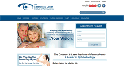 Desktop Screenshot of cataractandlaserinstitute.com