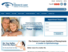 Tablet Screenshot of cataractandlaserinstitute.com