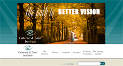 Desktop Screenshot of cataractandlaserinstitute.net