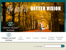 Tablet Screenshot of cataractandlaserinstitute.net